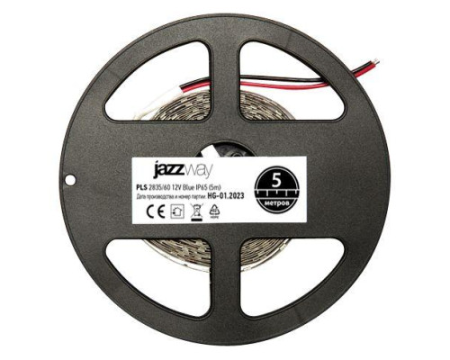 Светодиодная влагозащищенная лента Jazzway 6W/m 60Led/m 2835SMD синий 5M 2858979