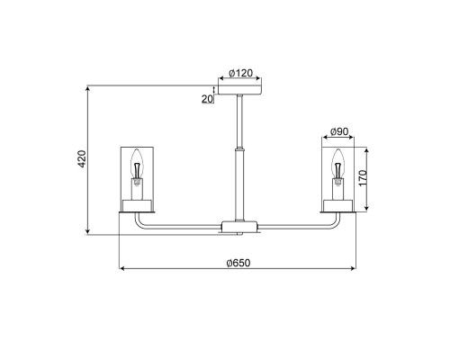 Потолочная люстра Vele Luce Licia VL1924L08 Потолочная люстра Vele Luce Licia VL1924L08