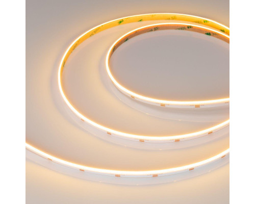 Светодиодная лента Arlight 6W/m 480Led/m CSP теплый белый 5M COB-S-X480-8mm 24V Warm2700 046904 Светодиодная лента Arlight 6W/m 480Led/m CSP теплый белый 5M COB-S-X480-8mm 24V Warm2700 046904