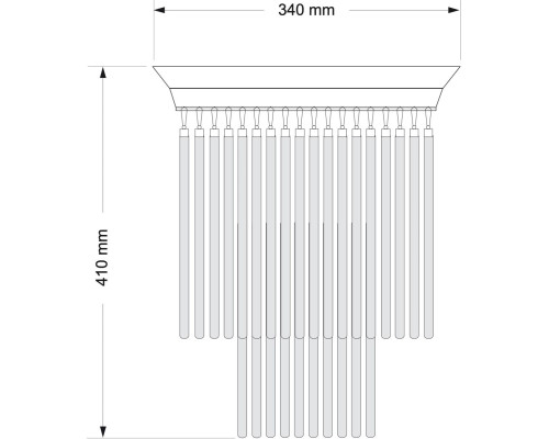Потолочная люстра KUTEK FIORE FIO-PLM-4(N)