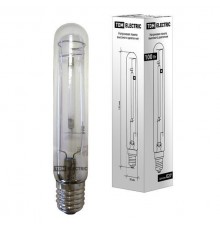 Лампа натриевая высокого давления TDM Electric E40 100W 2100K прозрачная SQ0325-0027