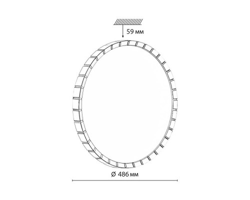 Настенно-потолочный светодиодный светильник Sonex Pale Atabi Black 7649/EL Настенно-потолочный светодиодный светильник Sonex Pale Atabi Black 7649/EL