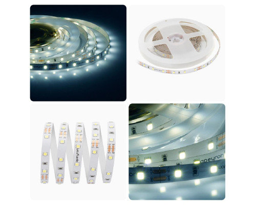Светодиодная лента Apeyron 4,8W/m 60LED/m 3528SMD холодный белый 5M 00-02 Светодиодная лента Apeyron 4,8W/m 60LED/m 3528SMD холодный белый 5M 00-02