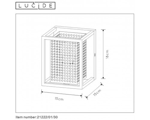 Настенный светильник Lucide Sansa 21222/01/30