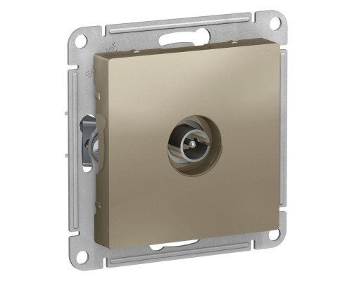 ТВ-розетка Systeme Electric AtlasDesign шампань ATN000593 ТВ-розетка Systeme Electric AtlasDesign шампань ATN000593
