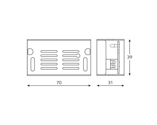 Блок питания Gauss 15W 12V IP20 BT500