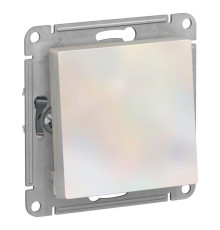 Переключатель одноклавишный Systeme Electric AtlasDesign 10A 250V жемчужный ATN000461