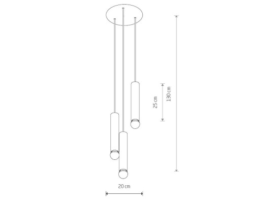 Подвесная люстра Nowodvorski Baton 7855