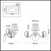 Бра Odeon Light Classic Niagara 3921/1W