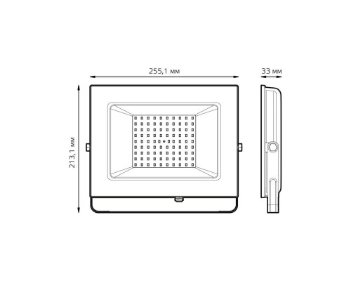 Прожектор светодиодный Gauss Elementary 100W 4000К 613100110