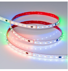 Светодиодная лента Arlight Бегущий огонь 6W/m 60Led/m 5060/2835SMD разноцветный/холодный белый 5M SPI-BA120-12mm 24V RGBW-White-PX6-BPT 040622