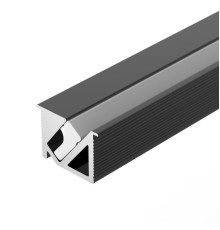Профиль встраиваемый Arlight SL-Bevel-H10-F14-2000 Anod Black 044084