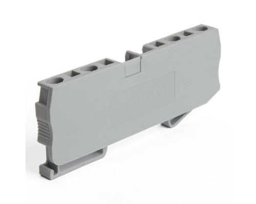 LD562-1-25 Торцевая заглушка для ЗНИ LD554 2,5 мм?  (JXB ST 2,5), серый STEKKER