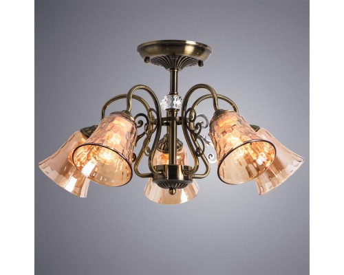 Потолочная люстра Arte Lamp Nicole A2702PL-5AB Потолочная люстра Arte Lamp Nicole A2702PL-5AB