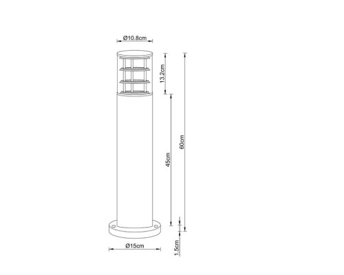 Уличный светильник Arte Lamp Tokyo A5316PA-1BK