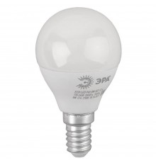 Лампа светодиодная ЭРА E14 8W 2700K матовая ECO LED P45-8W-827-E14 Б0030022