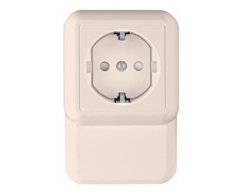 Розетка плинтусная 2К+З Systeme Electric Прима 16A 250V со шторками белая RA16-003-2M-B Розетка плинтусная 2К+З Systeme Electric Прима 16A 250V со шторками белая RA16-003-2M-B