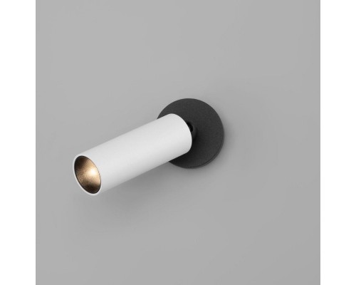 Светодиодный спот Eurosvet Pin 20133/1 LED белый/черный
