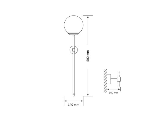 Настенный светильник KUTEK MOOD Ultimo ULT-K-1(ZM) Настенный светильник KUTEK MOOD Ultimo ULT-K-1(ZM)