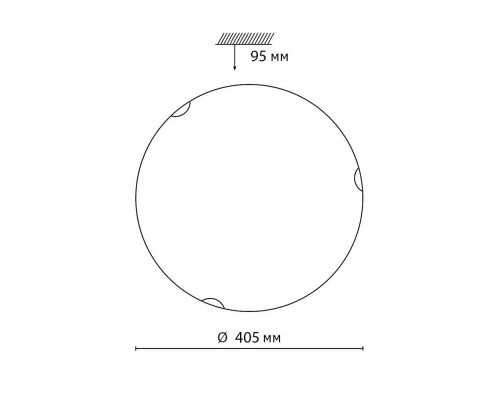 Настенно-потолочный светодиодный светильник Sonex Snok Ammonite 7602/DL