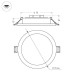 Встраиваемый светодиодный светильник Arlight DL-BL90-5W White 021430