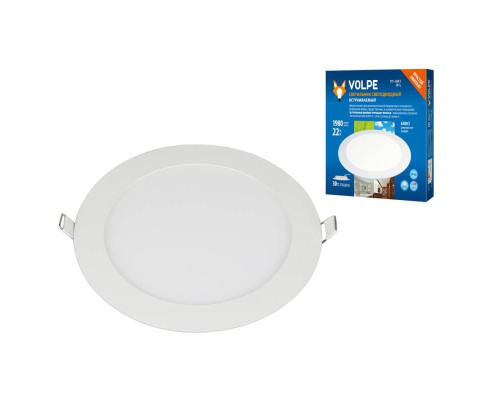 Встраиваемый светодиодный светильник Volpe ULM-Q236 18W/6500K WHITE UL-00004665 Встраиваемый светодиодный светильник Volpe ULM-Q236 18W/6500K WHITE UL-00004665