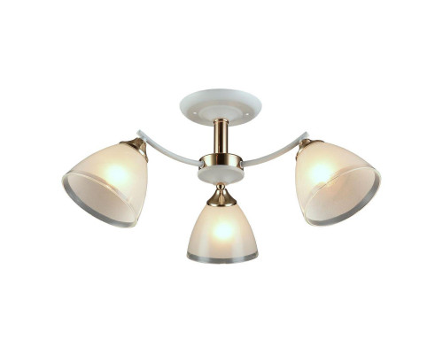 Потолочная люстра IMEX MD.1092-3-S WH+FGD Потолочная люстра IMEX MD.1092-3-S WH+FGD