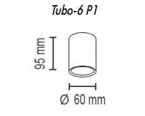 Потолочный светильник TopDecor Tubo6 P1 29 Потолочный светильник TopDecor Tubo6 P1 29