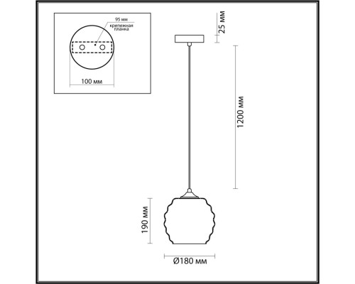 Подвесной светильник Lumion Suspentioni Monty 5284/1 Подвесной светильник Lumion Suspentioni Monty 5284/1