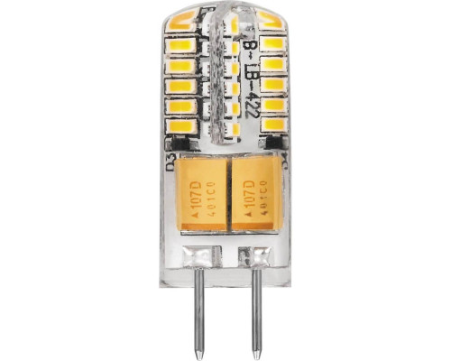Лампа светодиодная Feron G4 3W 6400K прозрачная LB-422 25533 Лампа светодиодная Feron G4 3W 6400K прозрачная LB-422 25533