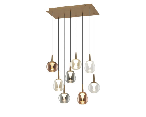 Подвесная светодиодная люстра Mantra Andromeda 8934+8PL