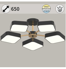 Светильник потолочный Reluce 03360-0.3-05 BK+FGD