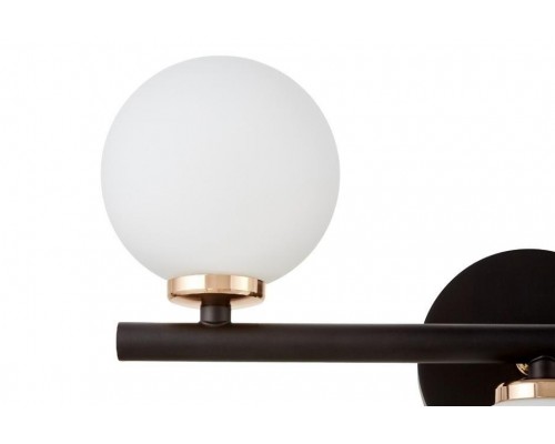 Настенный светильник Lumina Deco Marsiada LDW 6033-3 BK+F.GD Настенный светильник Lumina Deco Marsiada LDW 6033-3 BK+F.GD