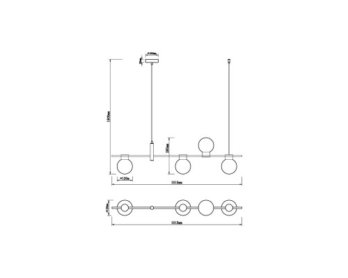 Подвесной светильник Vele Luce Ideale VL5872P24 Подвесной светильник Vele Luce Ideale VL5872P24