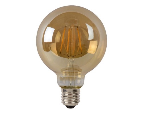 Лампа светодиодная Lucide E27 5W 2700K янтарная 49069/05/62 Лампа светодиодная Lucide E27 5W 2700K янтарная 49069/05/62