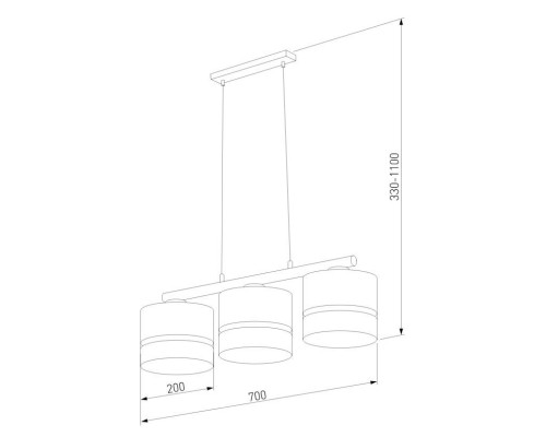 Подвесная люстра TK Lighting 6694 Paglia Подвесная люстра TK Lighting 6694 Paglia