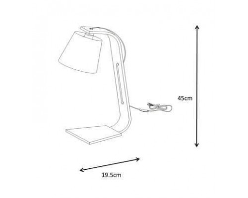 Настольная лампа Lucide Nordic 06502/81/30