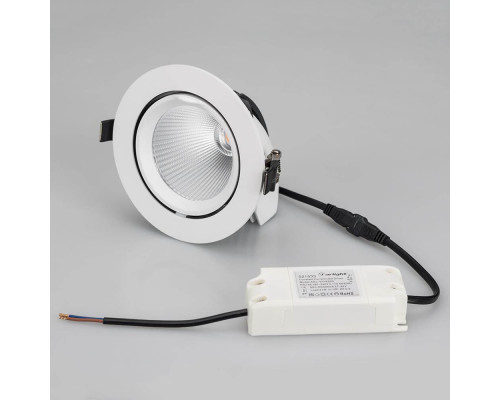 Встраиваемый светодиодный светильник Arlight LTD-Explorer-R130-20W Warm3000 024031 Встраиваемый светодиодный светильник Arlight LTD-Explorer-R130-20W Warm3000 024031