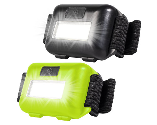 Налобный светодиодный фонарь ФАZA от батареек 100 лм 70х42 (2шт) H8-2xL1W