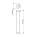 Уличный светодиодный светильник Arlight LGD-Path-Round120-H650B-12W Warm White 020337