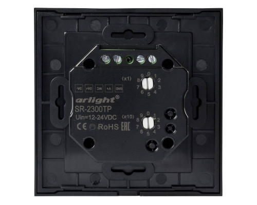 Панель управления Arlight SR-2300TP-IN Black 020239 Панель управления Arlight SR-2300TP-IN Black 020239
