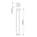 Уличный светодиодный светильник Arlight LGD-Path-Round90-H650B-7W Warm White 020349