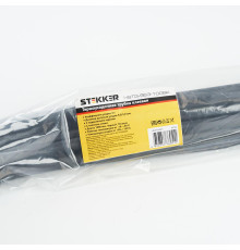 Термоусадочная трубка клеевая STEKKER HSTG-953-100BK, длина 100 см., коэф. усадки 3:1