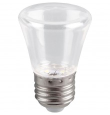 Лампа светодиодная Feron E27 1W 2700K прозрачная LB-372 25909
