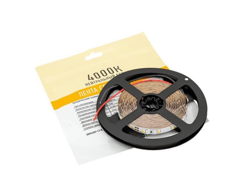 Светодиодная лента SWG 6,3W/m 60LED/m 2835SMD нейтральный белый 5M 004204 Светодиодная лента SWG 6,3W/m 60LED/m 2835SMD нейтральный белый 5M 004204