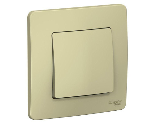 Выключатель одноклавишный Systeme Electric Blanca 10A 250V бежевый BLNVS010107 Выключатель одноклавишный Systeme Electric Blanca 10A 250V бежевый BLNVS010107