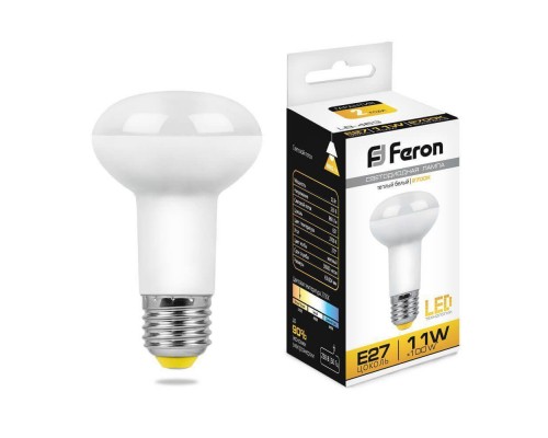 Лампа светодиодная Feron E27 11W 2700K Груша Матовая LB-463 25510
