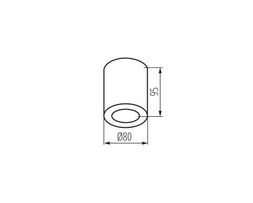 Накладной точечный светильник Kanlux SANI IP44 DSO-SN 29242