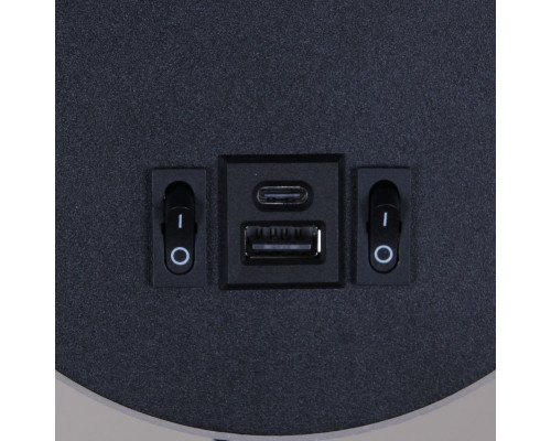 Настенный светодиодный светильник Reluce 86203-9.2-001KT LED12W+USB BK Настенный светодиодный светильник Reluce 86203-9.2-001KT LED12W+USB BK