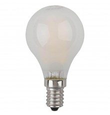 Лампа светодиодная филаментная ЭРА E14 7W 2700K матовая F-LED P45-7W-827-E14 frost Б0027956